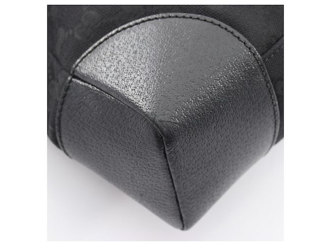 Borsa a Spalla Gucci GG Canvas Nero - vista 5