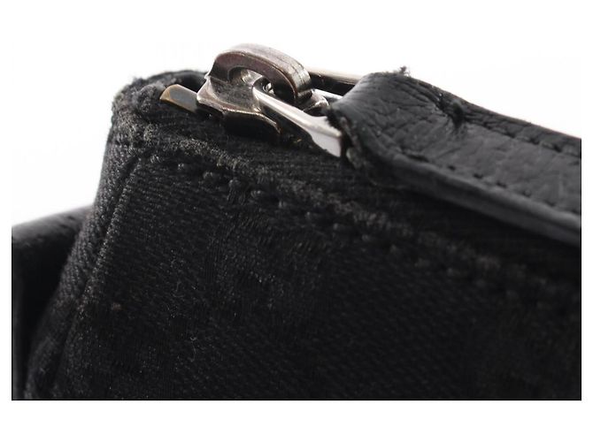 Borsa a Spalla Gucci GG Canvas Nero - vista 8