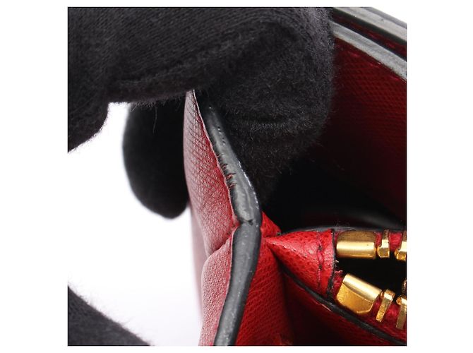 Prada Saffiano Soft 2-Way Handbag Red - view 5