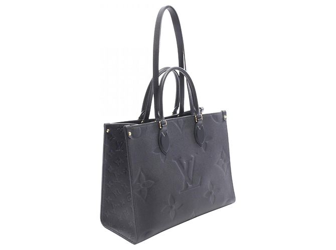 Borsa Tote Louis Vuitton OnTheGo MM Nero - vista 2
