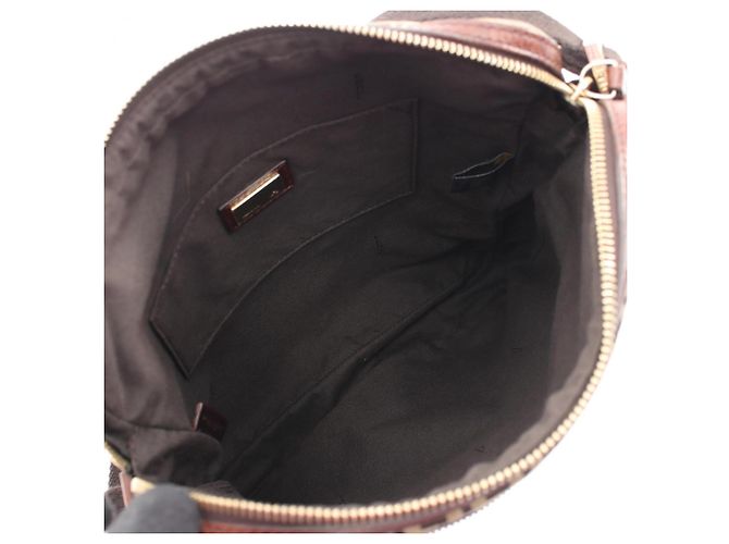 Borsa a Spalla/Borsa a Mano Fendi Zucchino Marrone Beige - vista 3
