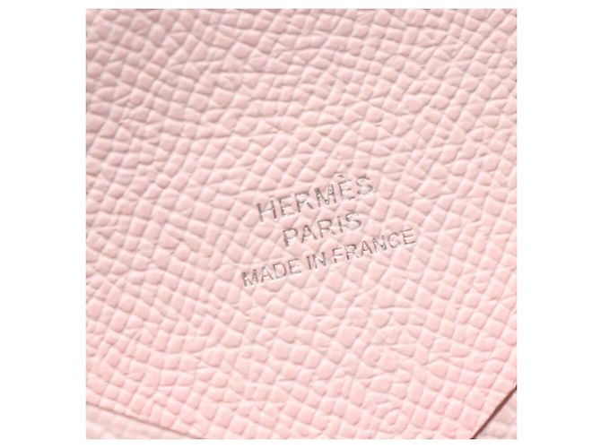 Monedero Calvi rosa Hermès - vista 5