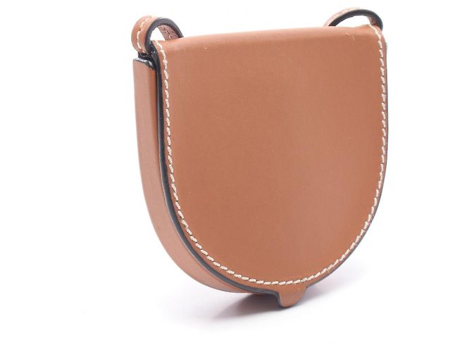 Pochette Anagram Heel Loewe Mini Borsa a Spalla Marrone - vista 2