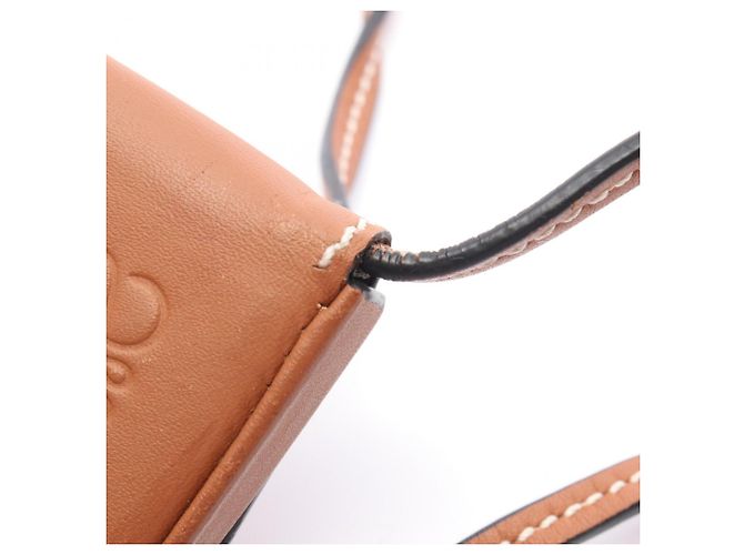 Pochette Anagram Heel Loewe Mini Borsa a Spalla Marrone - vista 7