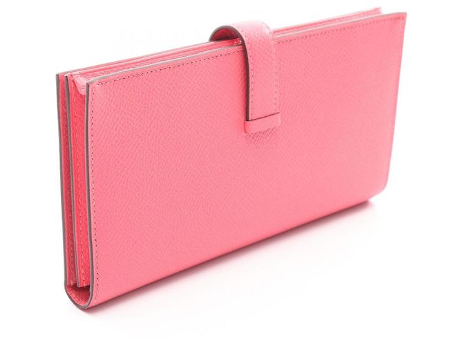 Hermès Bearn Soufflet Long Wallet Rose Azalee Pink - Ansicht 2