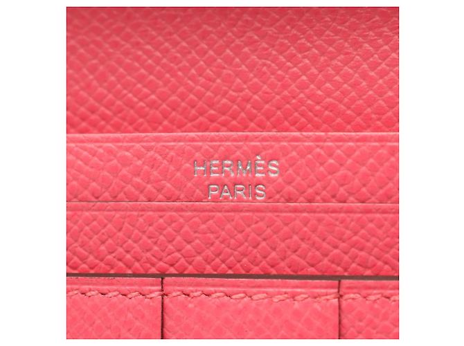Hermès Bearn Soufflet Long Wallet Rose Azalee Pink - Ansicht 5
