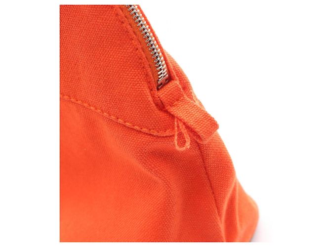 Hermès Borsa Hermes Bolide Pouch MM Marrone Arancione - vista 5