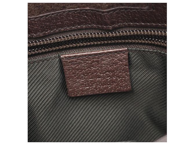 Borsa a Spalla Gucci GG Canvas Marrone Beige - vista 4