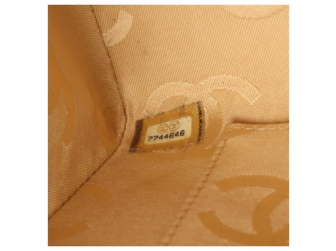 Borsa Tote Chanel Chocolate Bar Beige - vista 5