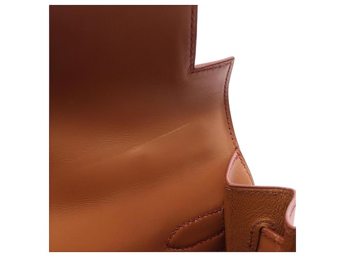 Hermès Borsa 2 Way Hermes Kelly 32 Tricolor Marrone Rosso Bordò - vista 13