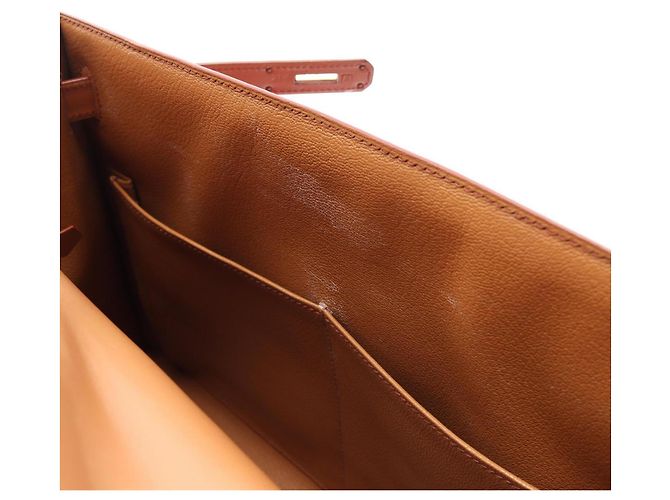 Hermès Borsa 2 Way Hermes Kelly 32 Tricolor Marrone Rosso Bordò - vista 15