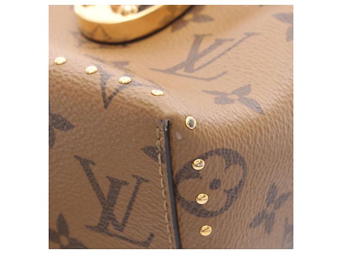 Borsa Louis Vuitton Camera Box 2-Way Marrone Nero - vista 8