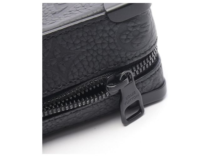 Borsa Louis Vuitton - Pelle Monogram Taurillon Nero - vista 6