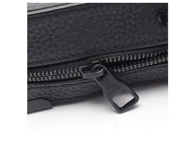 Borsa Louis Vuitton - Pelle Monogram Taurillon Nero - vista 7