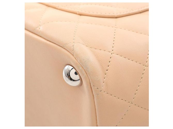 Borsa Tote Large Chanel Cambon Line Beige Giallo - vista 10