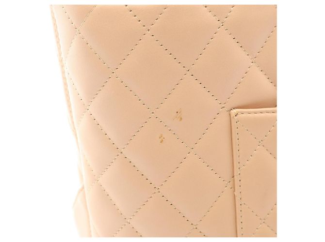 Borsa Tote Large Chanel Cambon Line Beige Giallo - vista 6