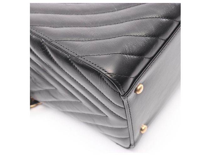 Timeless Borsa Tote 2-Way Chanel V-Stitch Nero - vista 6