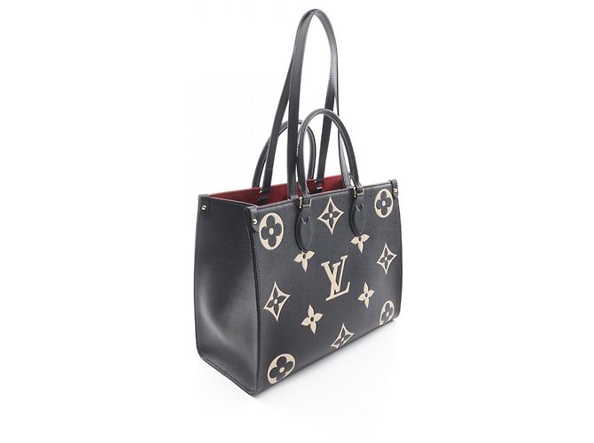 Borsa Tote 2-Way Louis Vuitton OnTheGo MM Nero - vista 2