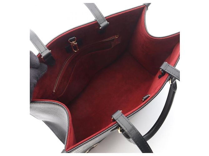 Borsa Tote 2-Way Louis Vuitton OnTheGo MM Nero - vista 3