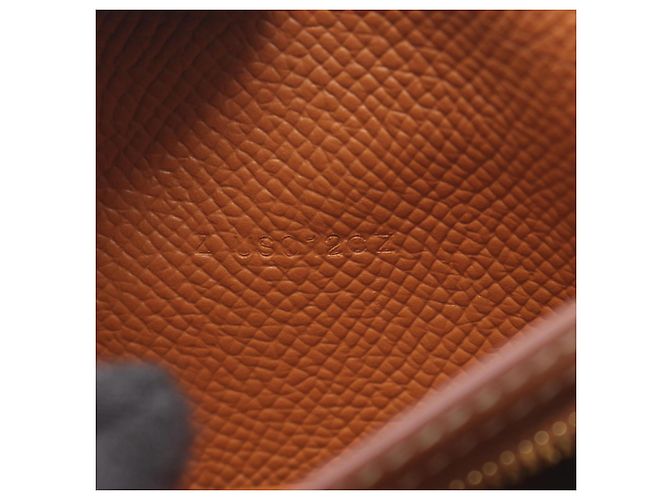 Portafoglio compatto bi-fold Hermès Bearn Gold Marrone - vista 6