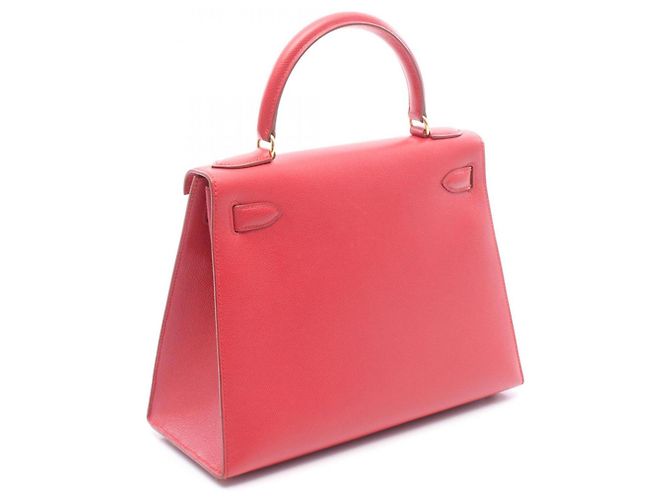 Hermès Borsa Hermes Kelly 28 Rosso - vista 2