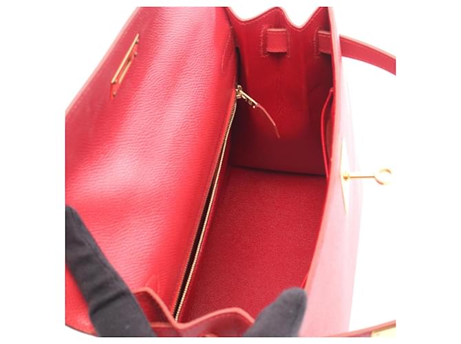 Hermès Borsa Hermes Kelly 28 Rosso - vista 3