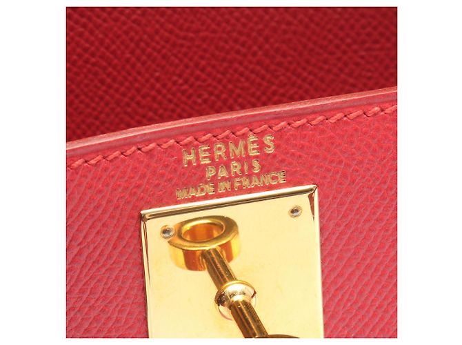 Hermès Borsa Hermes Kelly 28 Rosso - vista 4