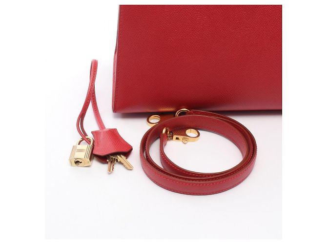 Hermès Borsa Hermes Kelly 28 Rosso - vista 6