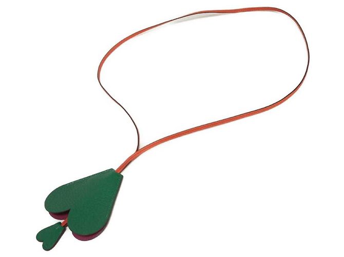 Hermès Collar Heart Bell Hermes Multicolor Verde - vista 2