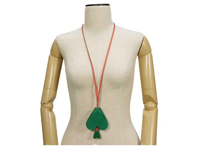 Hermès Collar Heart Bell Hermes Multicolor Verde - vista 3