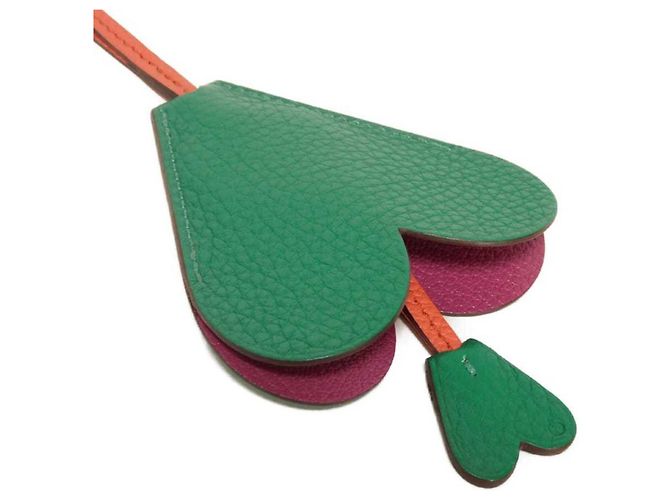 Hermès Collar Heart Bell Hermes Multicolor Verde - vista 4