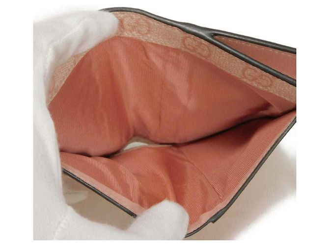 Cartera bi-fold Gucci rosa empolvado - vista 13