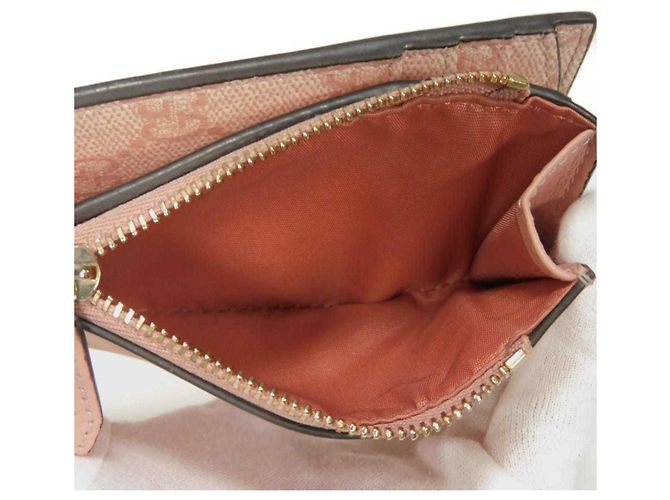 Cartera bi-fold Gucci rosa empolvado - vista 17