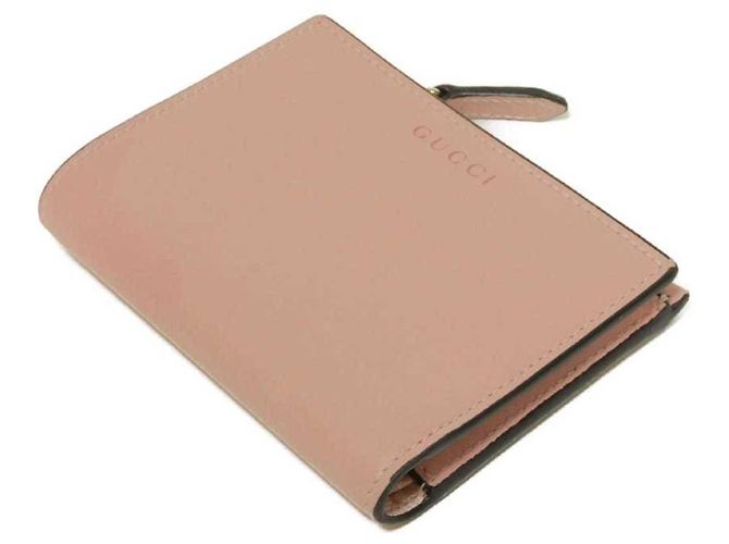 Cartera bi-fold Gucci rosa empolvado - vista 4