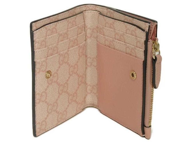 Cartera bi-fold Gucci rosa empolvado - vista 5