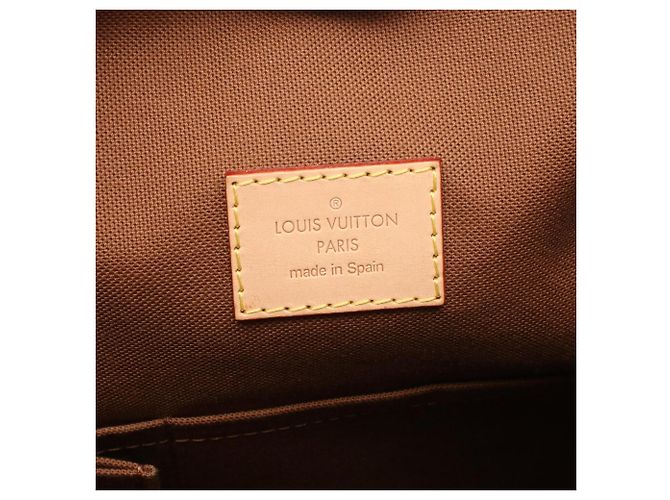 Borsa a Spalla Louis Vuitton Odeon MM Marrone Monogramma - vista 4