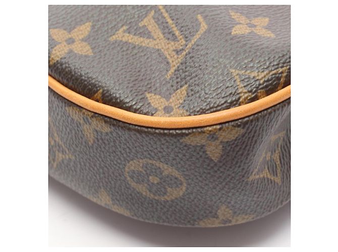 Borsa a Spalla Louis Vuitton Odeon MM Marrone Monogramma - vista 7