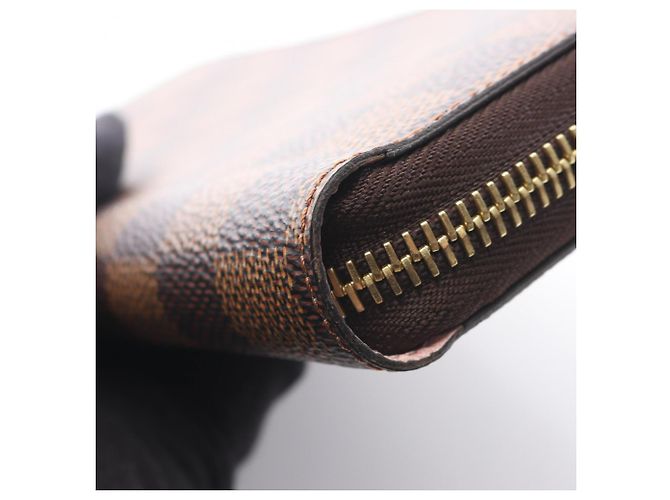 Louis Vuitton Zippy Long Wallet Braun Damier ebene - Ansicht 8
