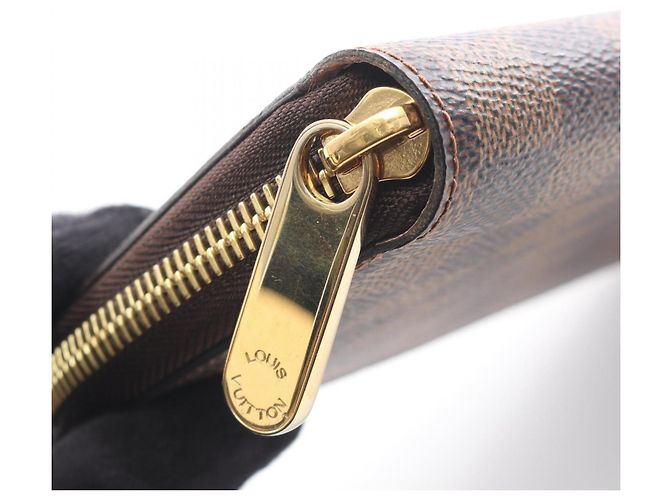 Louis Vuitton Zippy Long Wallet Braun Damier ebene - Ansicht 9