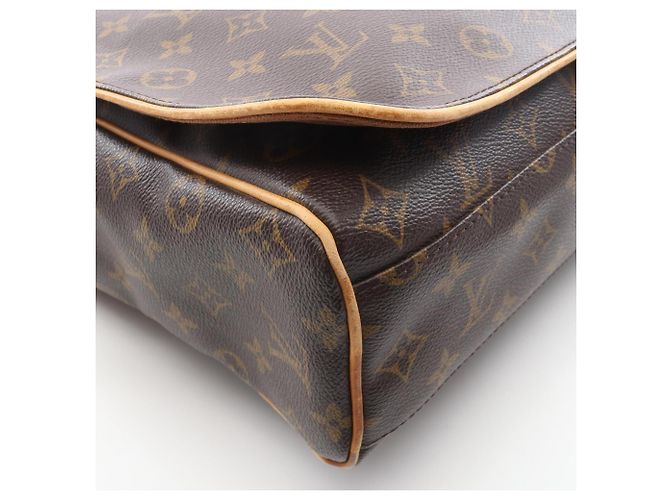 Borsa a Spalla Louis Vuitton Abesses Marrone Monogramma - Ansicht 10