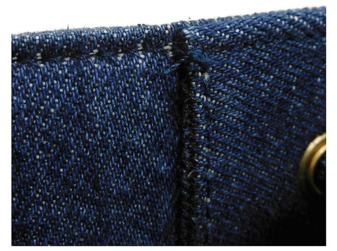Borsa a secchiello Cassette Small Bottega Veneta Blu - vista 10