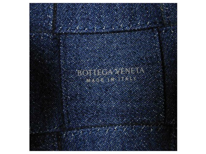 Borsa a secchiello Cassette Small Bottega Veneta Blu - vista 6