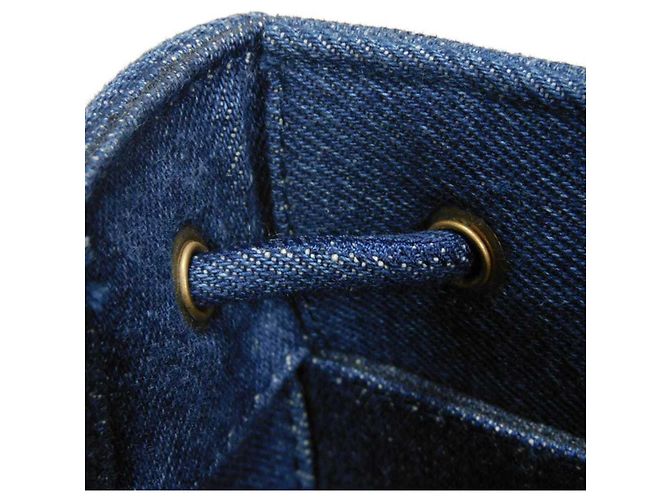 Borsa a secchiello Cassette Small Bottega Veneta Blu - vista 8