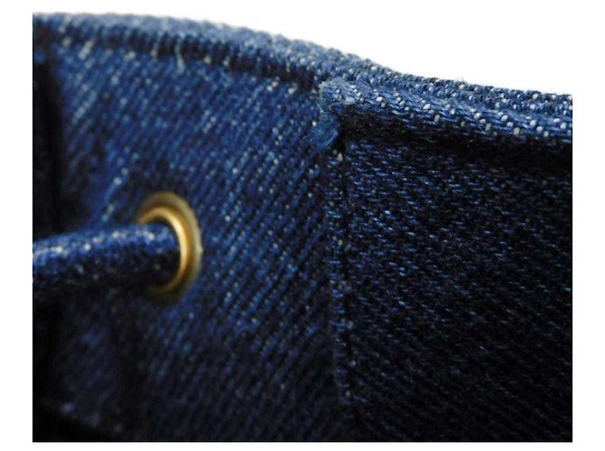 Borsa a secchiello Cassette Small Bottega Veneta Blu - vista 9
