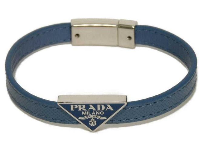 Pulsera Charm Saffiano Prada Azul - vista 2