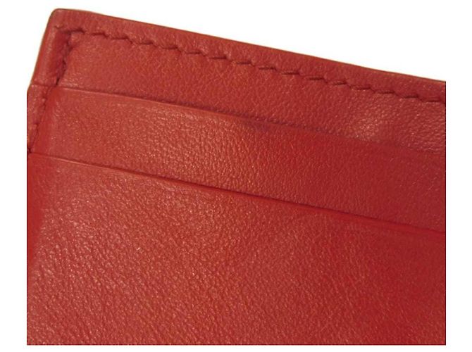 Cartera tríptico de piel nappa Tiny de Bottega Veneta Roja - vista 12