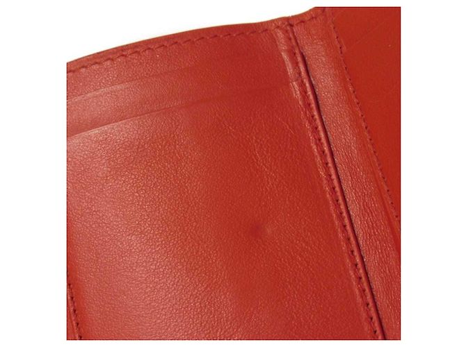 Cartera tríptico de piel nappa Tiny de Bottega Veneta Roja - vista 15