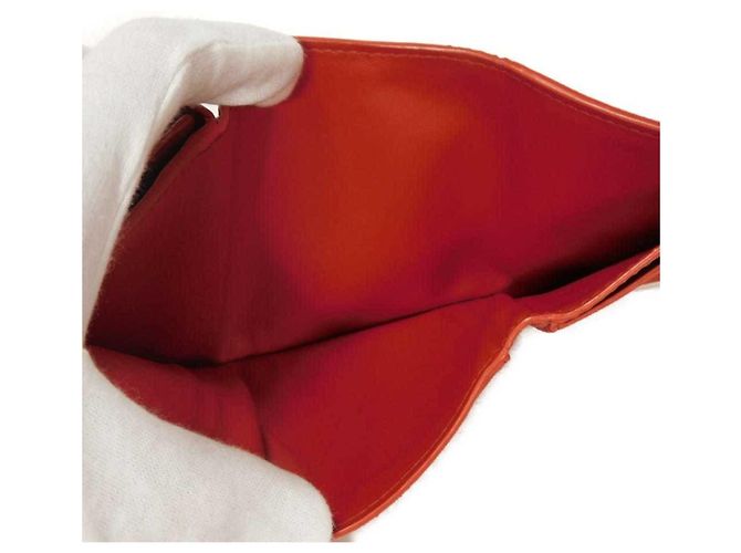 Cartera tríptico de piel nappa Tiny de Bottega Veneta Roja - vista 18