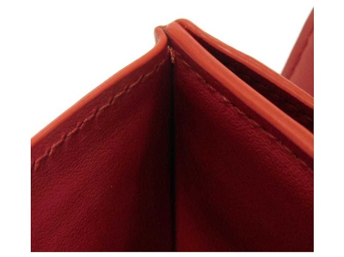 Cartera tríptico de piel nappa Tiny de Bottega Veneta Roja - vista 19