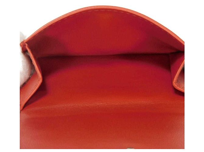 Cartera tríptico de piel nappa Tiny de Bottega Veneta Roja - vista 27